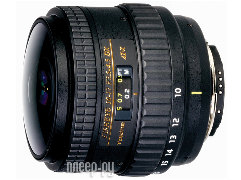  Tokina Nikon AF 10-17 mm F / 3.5-4.5 AT-X DX NH Fisheye NON HOOD  30958 