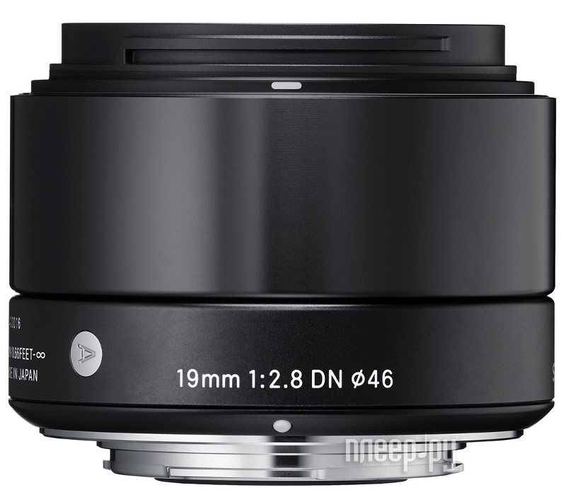  Sigma Micro 4 / 3 AF 19 mm F / 2.8 DN ART for Micro Four Thirds Black  12606 