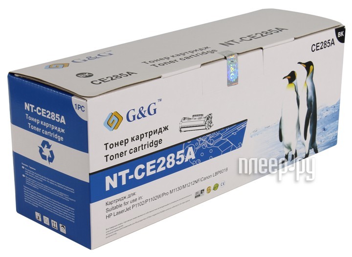  G&G NT-CE285A for HP LJ Pro P1102 / 1102w / M1132 / 1212 / 1214 / 1217 / Canon LBP-6020 / MF-3010  444 