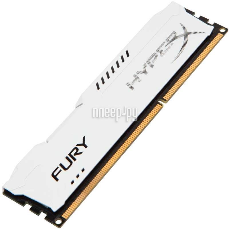   Kingston HyperX Fury White Series PC3-12800 DIMM DDR3 1600MHz CL10 - 8Gb HX316C10FW / 8 
