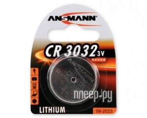 Батарейка CR3032 - Ansmann BL1 1516-0013[Перейти в каталог этих товаров]