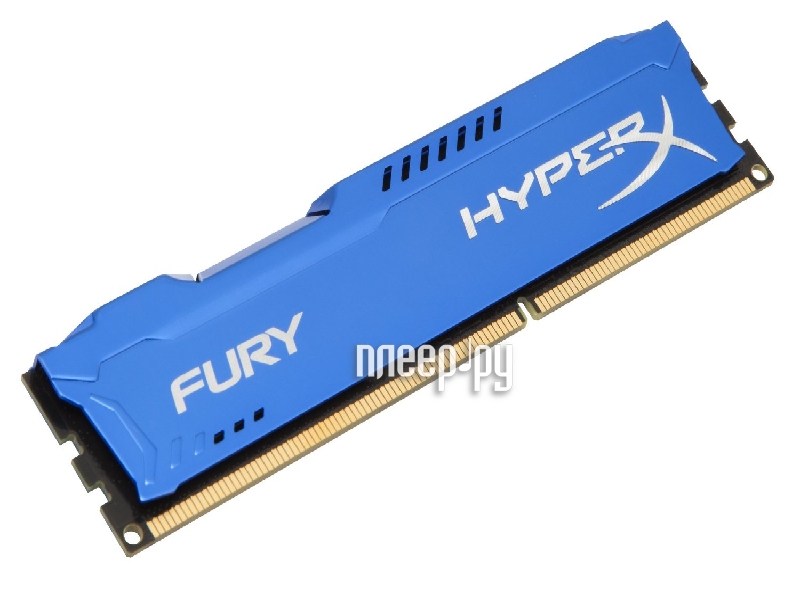   Kingston HyperX Fury Series DDR3 DIMM 1600MHz PC3-12800 CL10 - 4Gb HX316C10F / 4  2014 