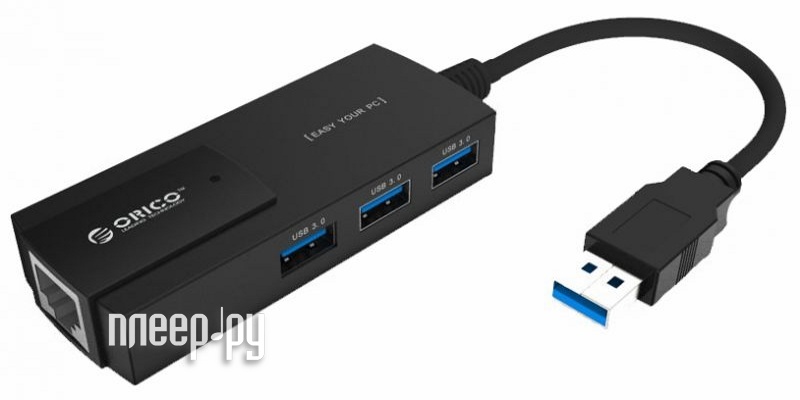 Orico HR02-U3 USB3.0 3-ports Black  2085 