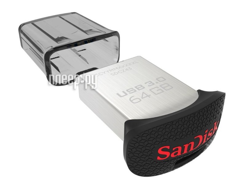 USB Flash Drive 64Gb - SanDisk Ultra Fit SDCZ43-064G-G46 /