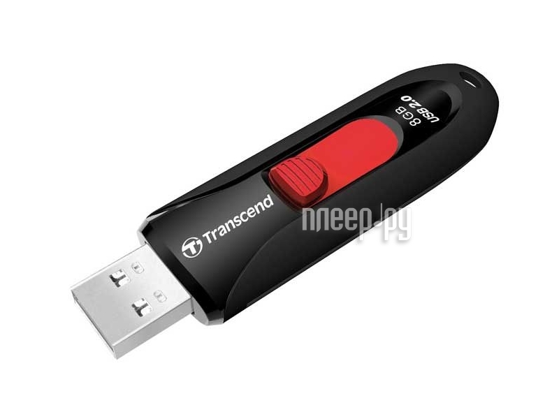 USB Flash Drive 8Gb - Transcend JetFlash 590 TS8GJF590K Black 