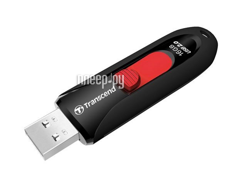 USB Flash Drive 16Gb - Transcend JetFlash 590 TS16GJF590K Black 