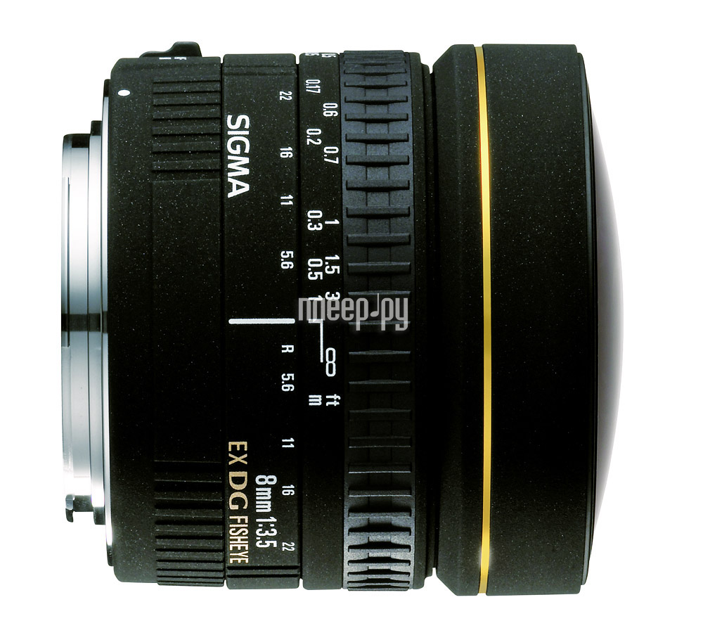 Sigma Canon AF 8 mm F / 3.5 EX DG Circular Fisheye 