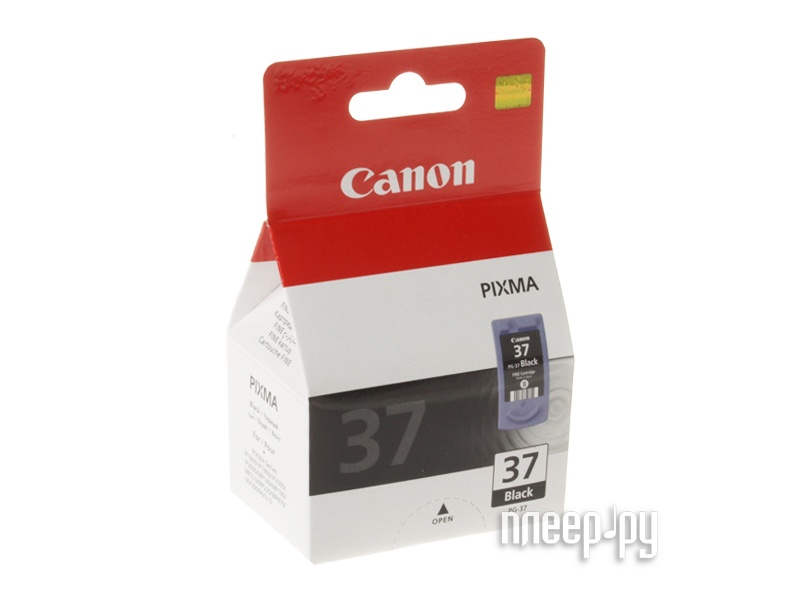  Canon PG-37BK Black  Pixma iP1800 / iP1900 / iP2500 / iP2600 / MP140 / MP190 / MP210 / MP220 / MP470 2145B005