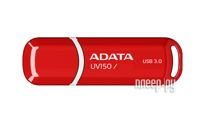USB Flash Drive 64Gb - A-Data UV150 Red AUV150-64G-RRD  1267 
