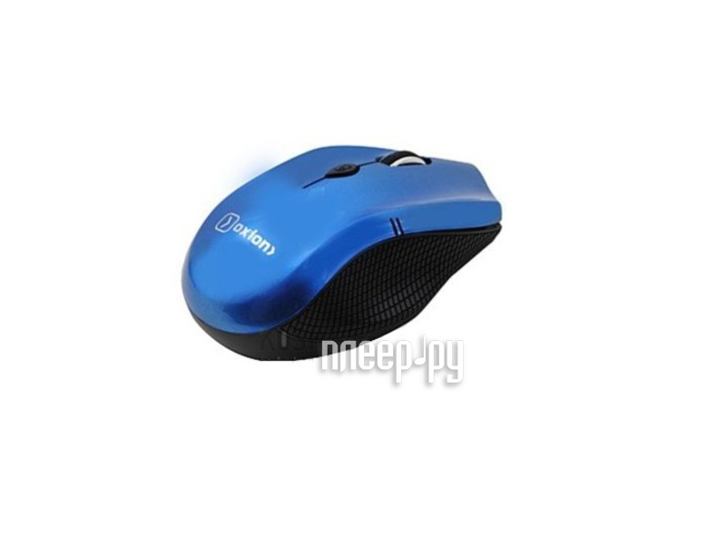 Мышь проводная Oxion OMSW010BL Blue USB