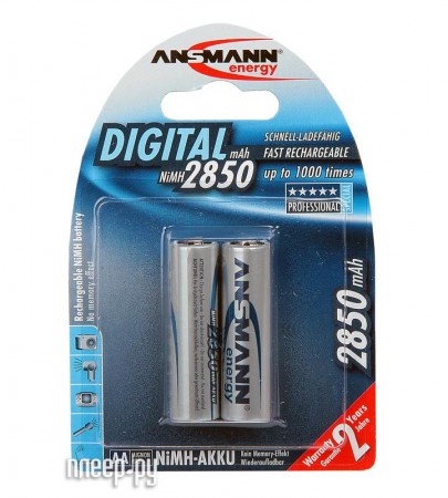  AA - Ansmann R06 2850 mAh Ni-MH Digital (2 ) 5035082  564 