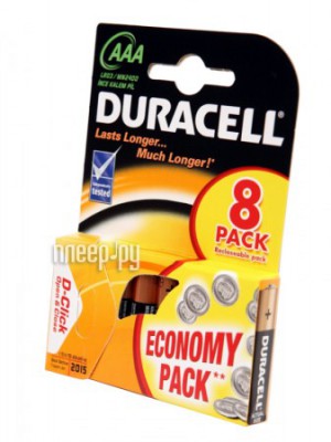 Фото AAA - Duracell LR03 BL8 (8 штук)