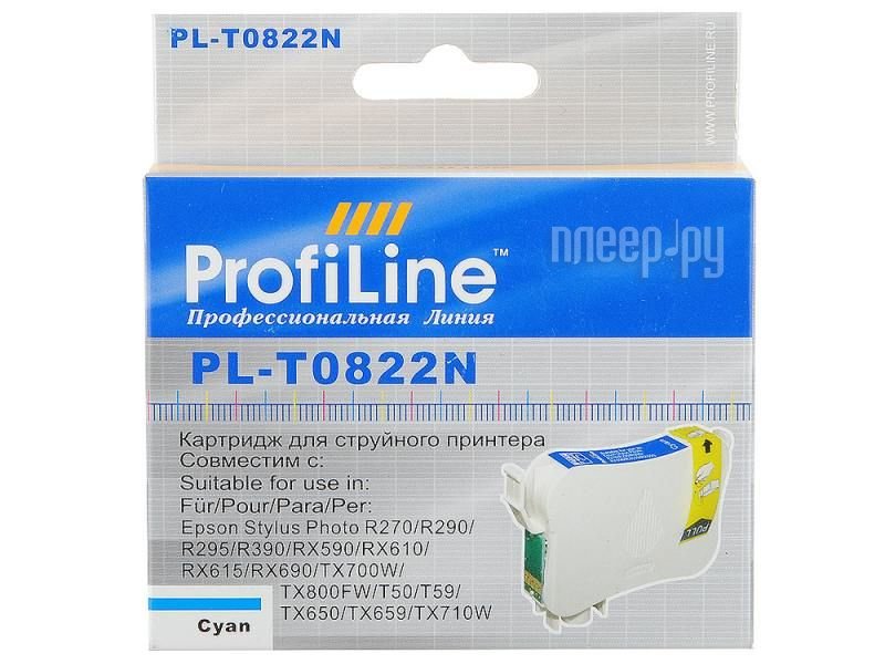 ProfiLine PL-0822 for Epson R270 / R290 / R295 / R390 / RX590 / RX610 / RX615 / RX690 / 1410 / TX700W / TX800FW / T50 Cyan  78 