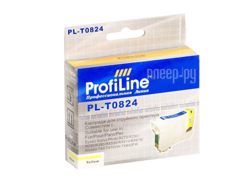  ProfiLine PL-0824 for Epson R270 / R290 / R295 / R390 / RX590 / RX610 / RX615 / RX690 / 1410 / TX700W / TX800FW / T50 Yellow  78 