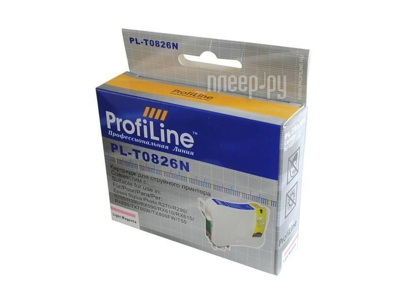  ProfiLine PL-0826 for Epson R270 / R290 / R295 / R390 / RX590 / RX610 / RX615 / RX690 / 1410 / TX700W / TX800FW / T50 Light Magenta