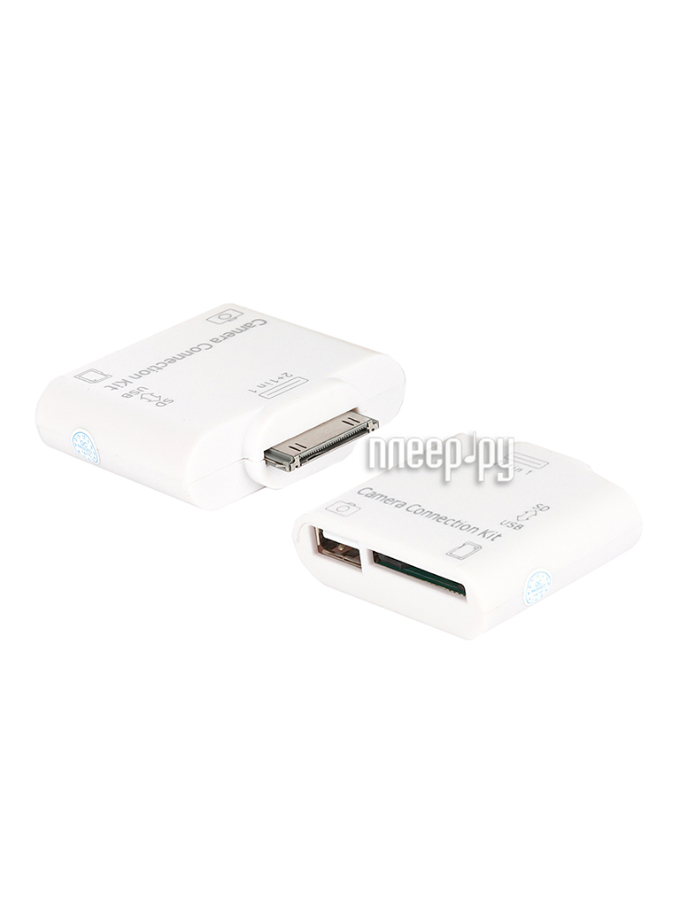 Аксессуар Oxion 30-pin M - SD/USB F Adapter for SD-card Reader OX-APD007WH White