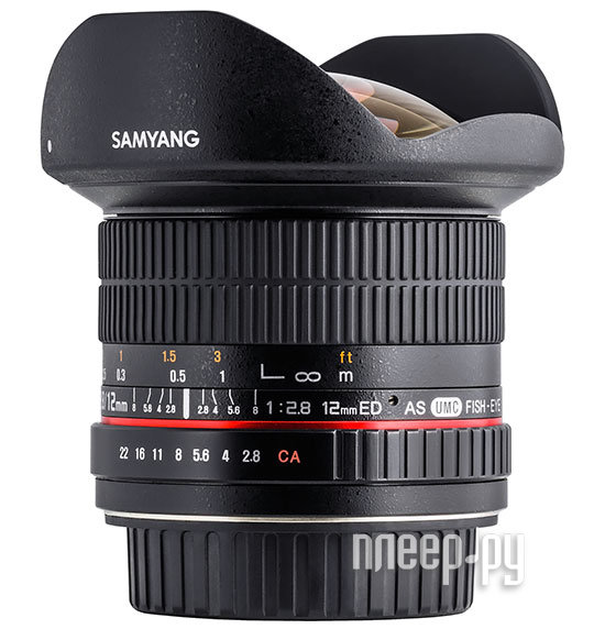  Samyang Canon MF 12 mm f / 2.8 Fisheye 