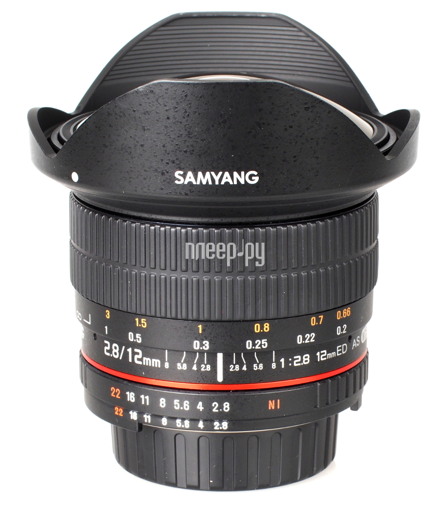  Samyang Nikon MF 12 mm f / 2.8 AE ED AS NCS Fisheye 