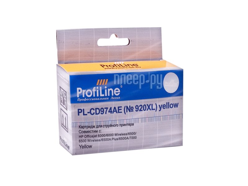  ProfiLine PL-CD974AE 920XL for HP 6000 / 6500 / 7000 Yellow  165 