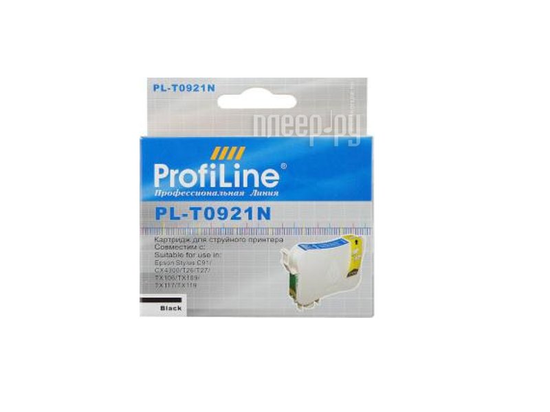  ProfiLine PL-0921N for Epson C91 / CX4300 / TX106 / TX109 / TX117 / TX119 / T26 / T27 Black 