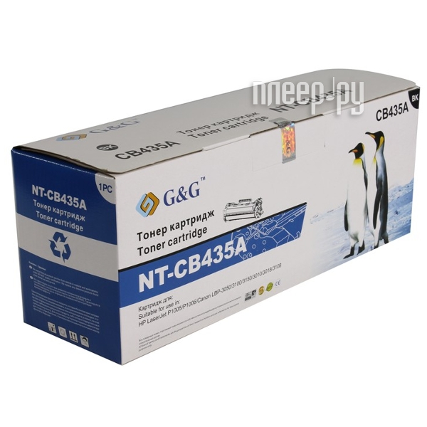  G&G NT-CB435A for HP LaserJet P1005 / 1006 / 1007 / 1008 / Canon LBP-3010 / 3100 / 3050 / 3150 / 3018 