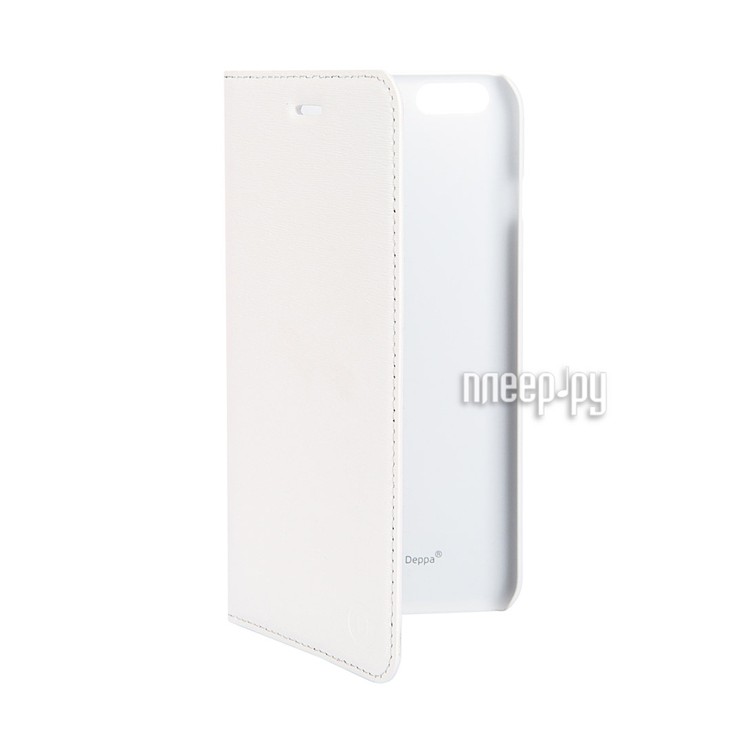   Deppa Wallet Cover PU  iPhone 6 Plus White 84073  628 