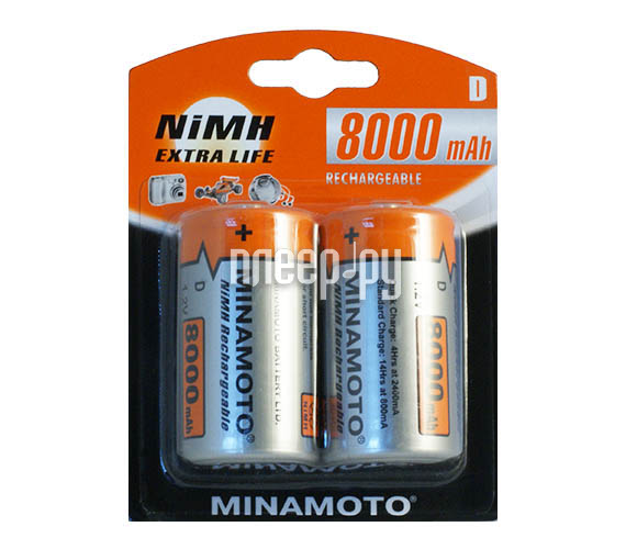  D - MINAMOTO R20 8000 mAh NiMH (2 ) 