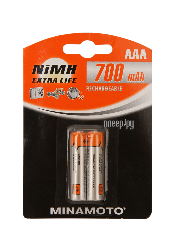  AAA - MINAMOTO 700 mAh NiMH (2 ) 