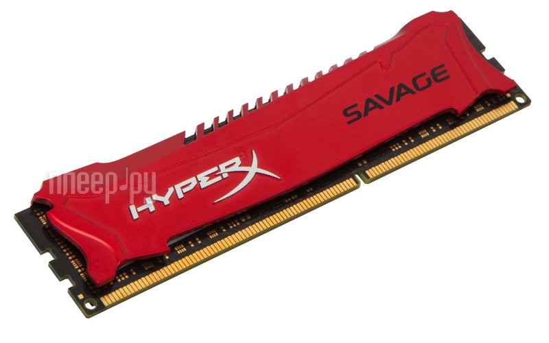   Kingston HyperX Savage DDR3 DIMM 1600MHz PC3-12800 CL9 - 4Gb
