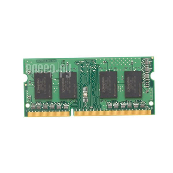   Kingston DDR3 SO-DIMM 1600MHz PC3-12800 CL11 - 2Gb KVR16S11S6 / 2 