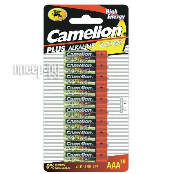  AAA - Camelion Alkaline Plus LR03 LR03-BP10 (10 ) 