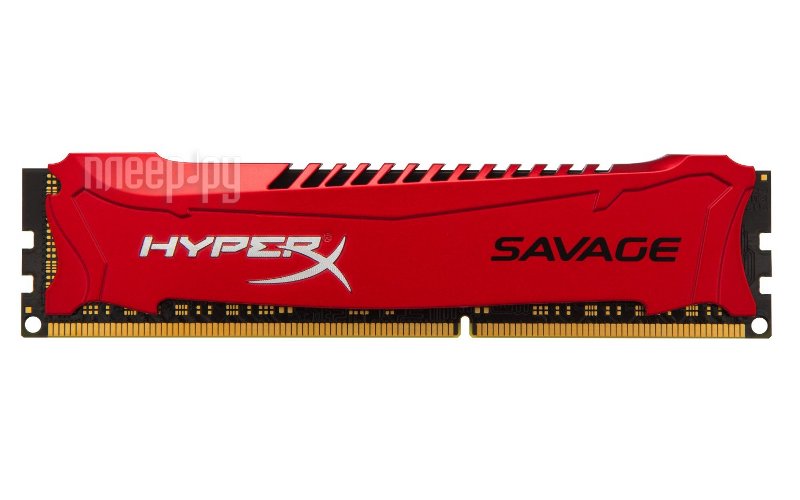   Kingston HyperX Savage DDR3 DIMM 2400MHz PC3-19200 - 4Gb HX324C11SR / 4  2513 