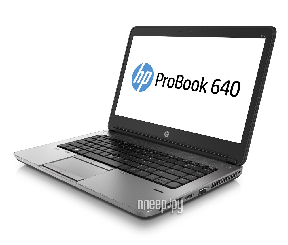  HP ProBook 640 G1 F1Q65EA (Intel Core i5 4210M 2.6 GHz / 4096Mb / 500Gb / DVD-RW / Intel HD Graphics 4600 / Wi-Fi / Bluetooth / Cam / 14.0 / 1366x768 / Windows 7 Pro 64-bit)