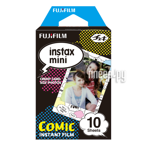 FujiFilm Colorfilm Comic 10 / 1PK  Instax mini 8 / 7S / 25 / 50S / 90 / Polaroid 300 Instant 16404208  1100 