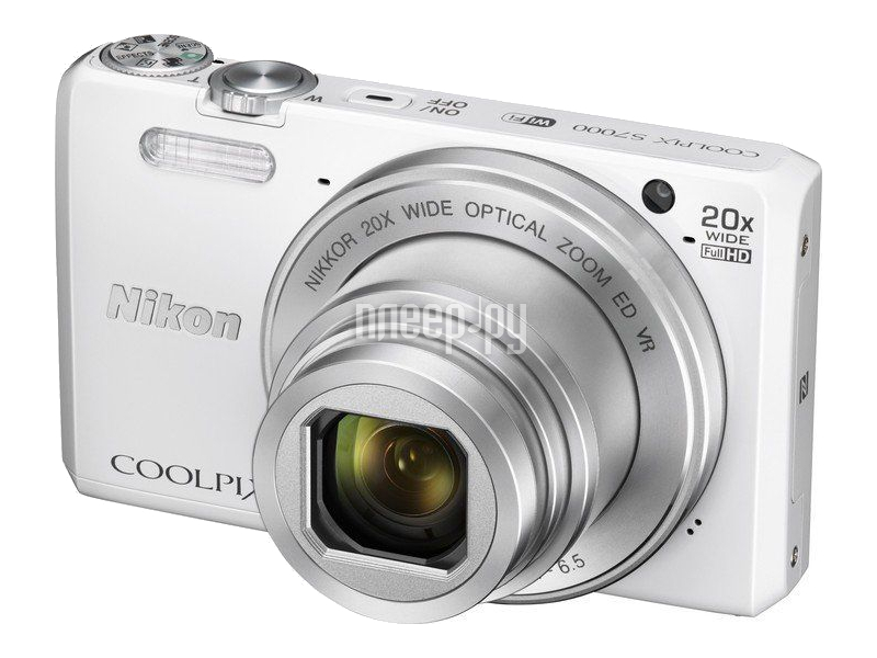  Nikon S7000 Coolpix White 