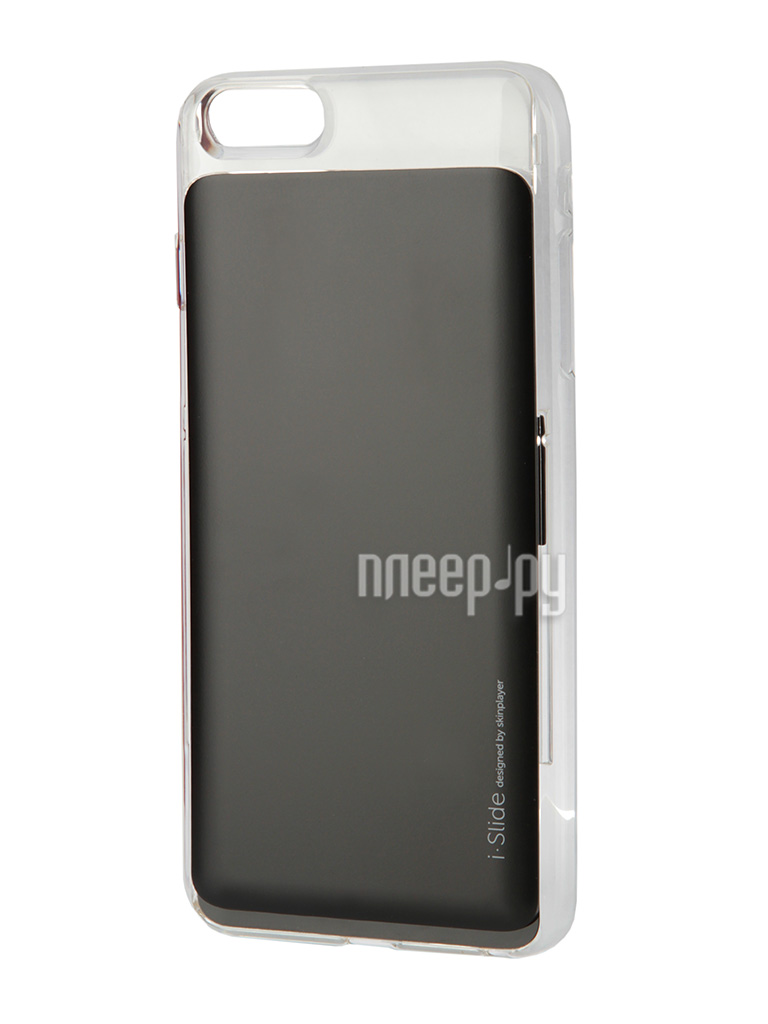  - Skinplayer i-Slide  iPhone 6 Plus Transparent-Black 
