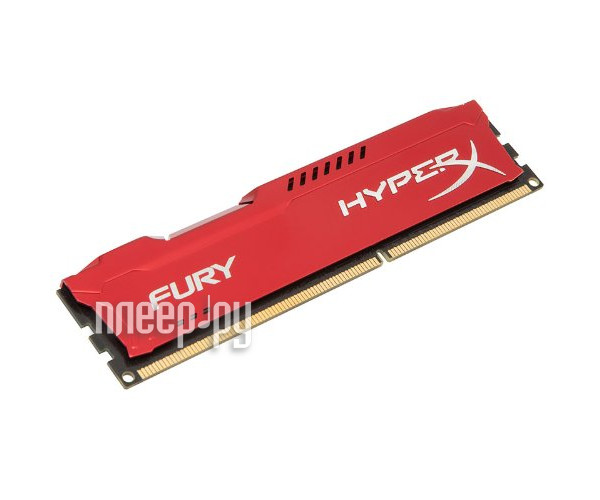   Kingston HyperX Fury Red Series PC3-15000 DIMM DDR3 1866MHz CL10 - 8Gb HX318C10FR / 8  3815 