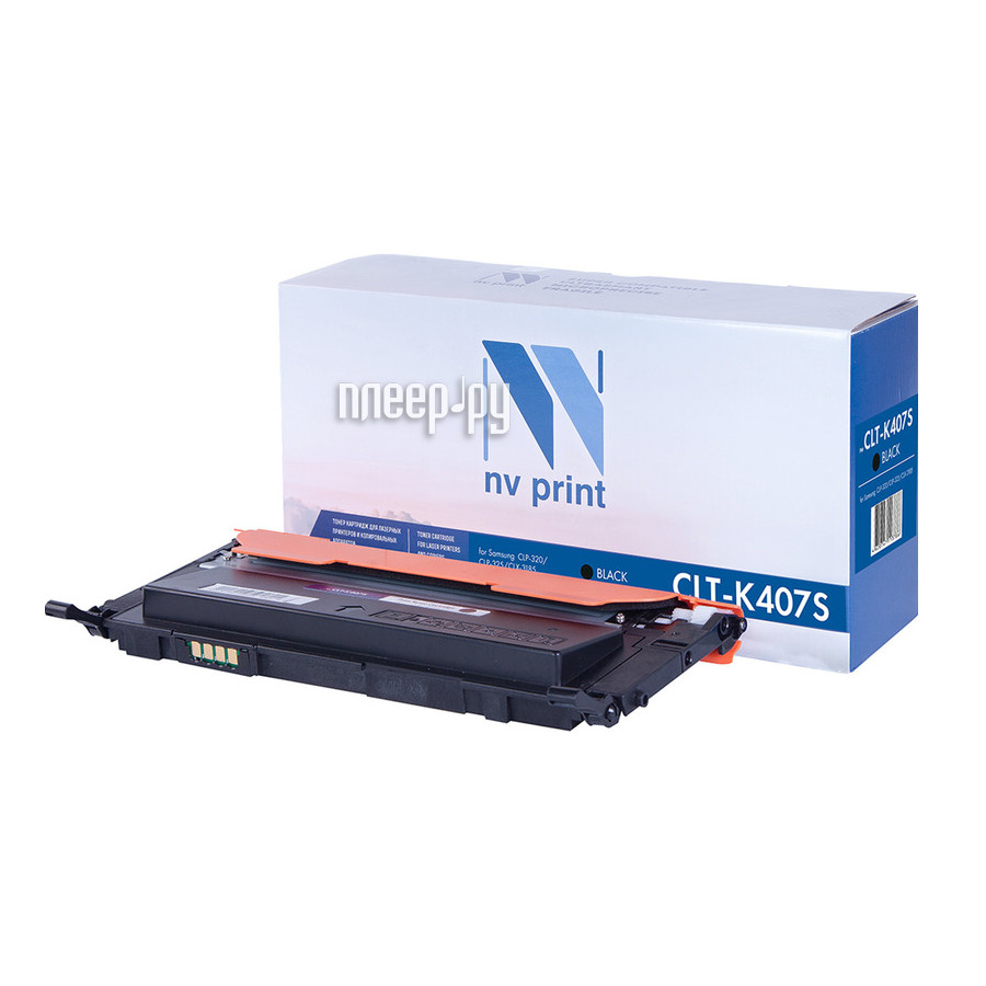  NV Print CLT-K407S Black  Samsung CLP-320 / 325 / 320N / 325W / CLX-3185 / N / FN / FW