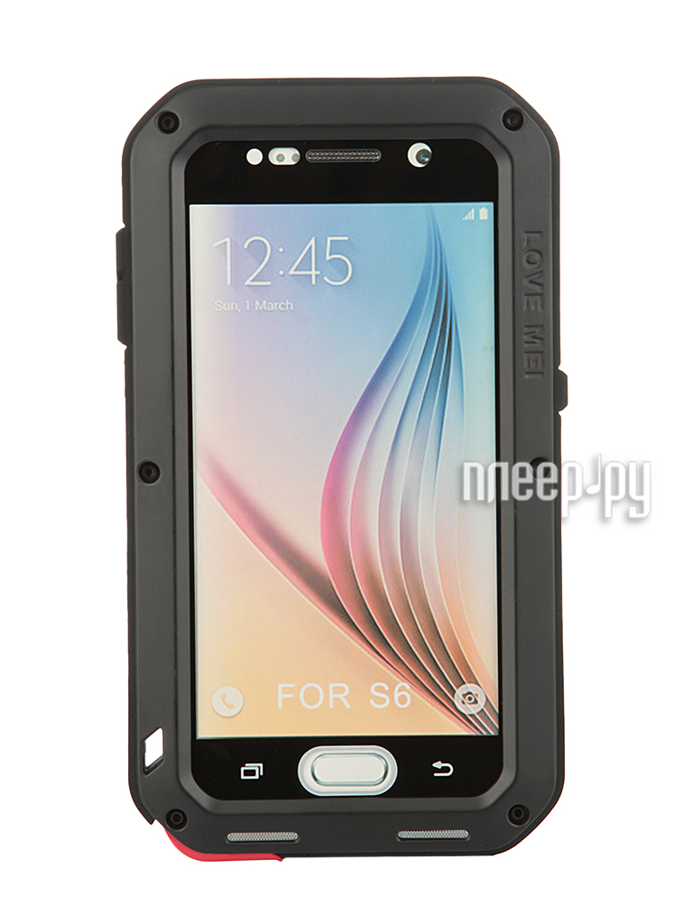   Samsung G920F Galaxy S6 Lunatik / Love Mei Palmexx Black PX / CH SAM S6 LOVE MEI Blk 