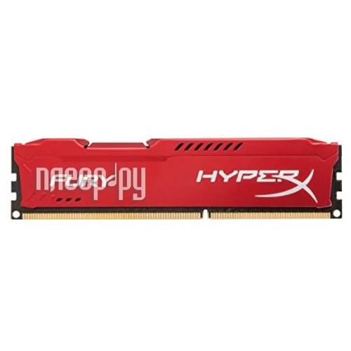   Kingston HyperX Fury Red DDR3 DIMM 1866MHz PC3-15000 CL10 - 4Gb HX318C10FR / 4 