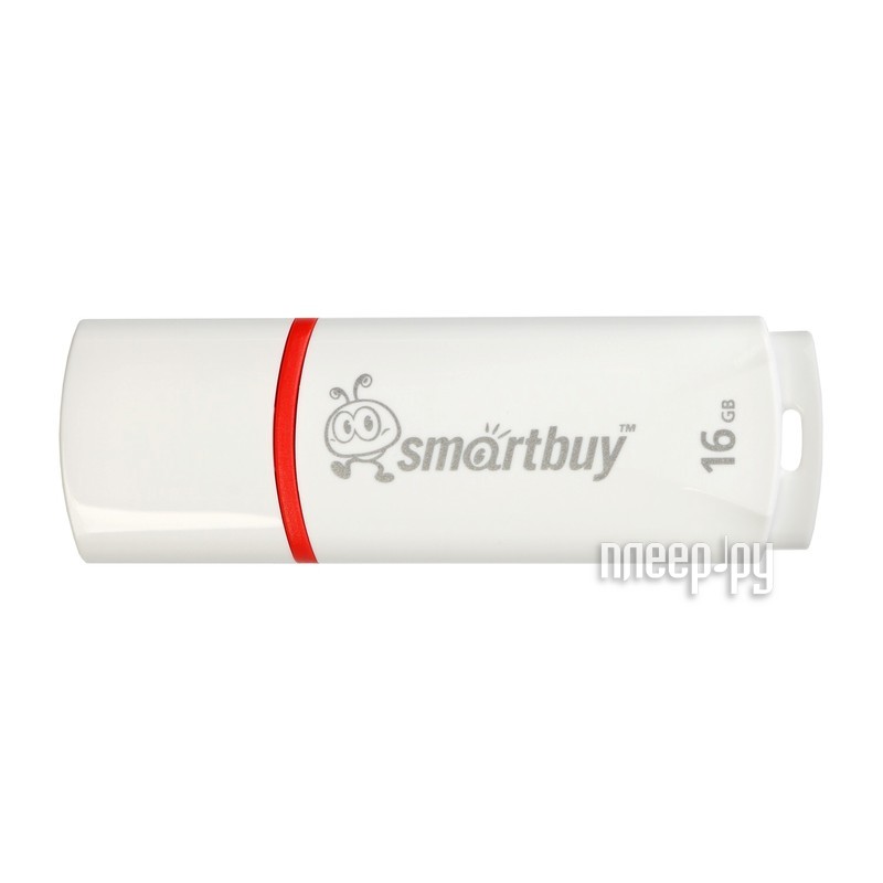 USB Flash Drive 16Gb - Smartbuy Crown White SB16GBCRW-W  319 