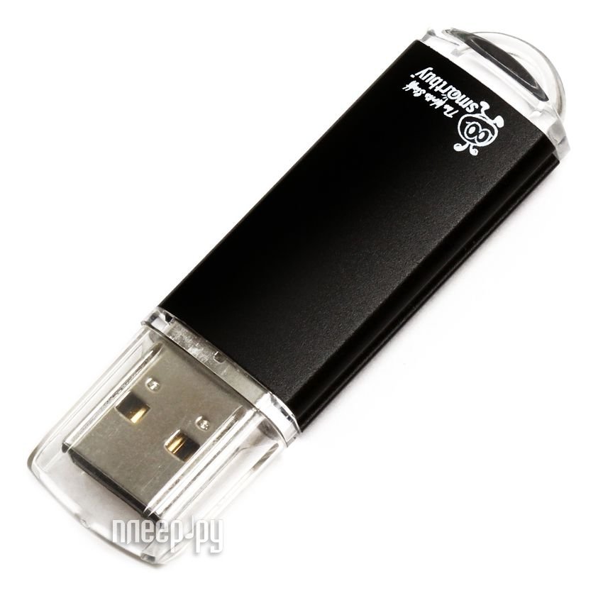 USB Flash Drive 8Gb - Smartbuy V-Cut Black SB8GBVC-K 