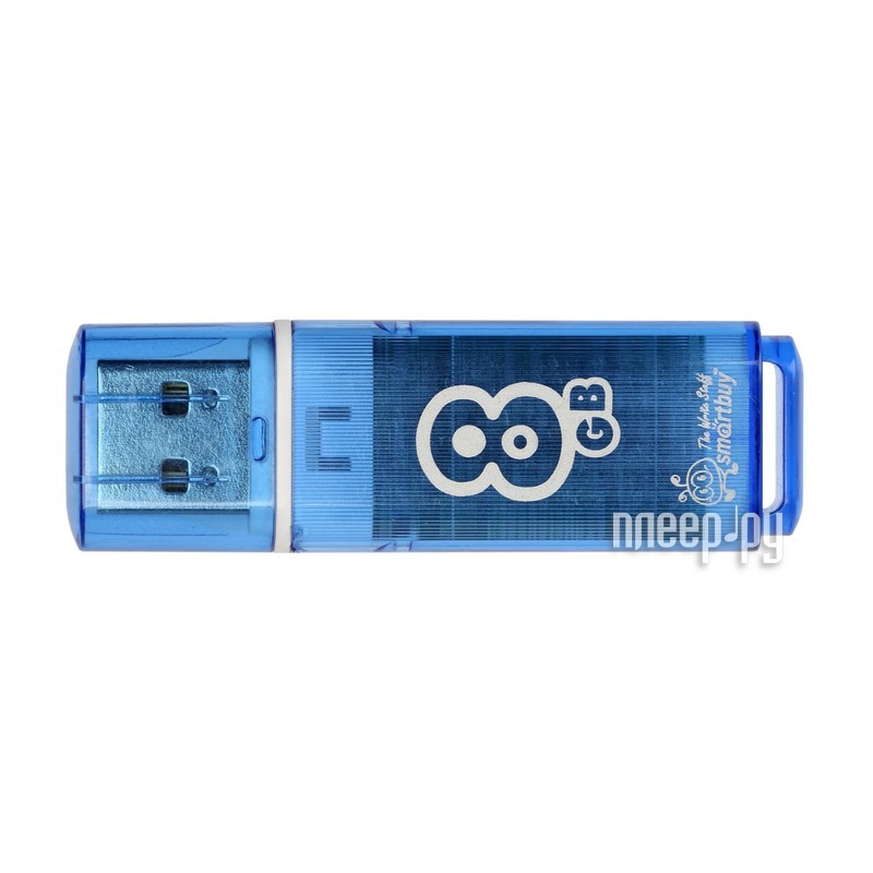 USB Flash Drive 8Gb - Smartbuy Glossy Blue SB8GBGS-B