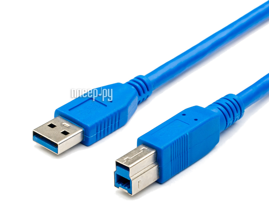  ATcom USB 3.0 AM - BM 3m Blue 12824 