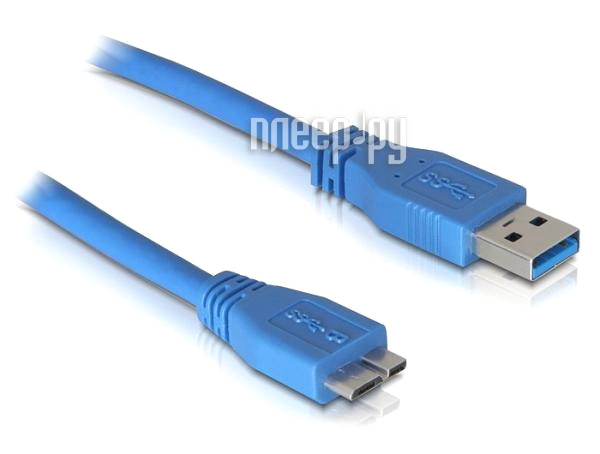  ATcom USB 3.0 AM - Micro-B 0.8m Blue 12825 