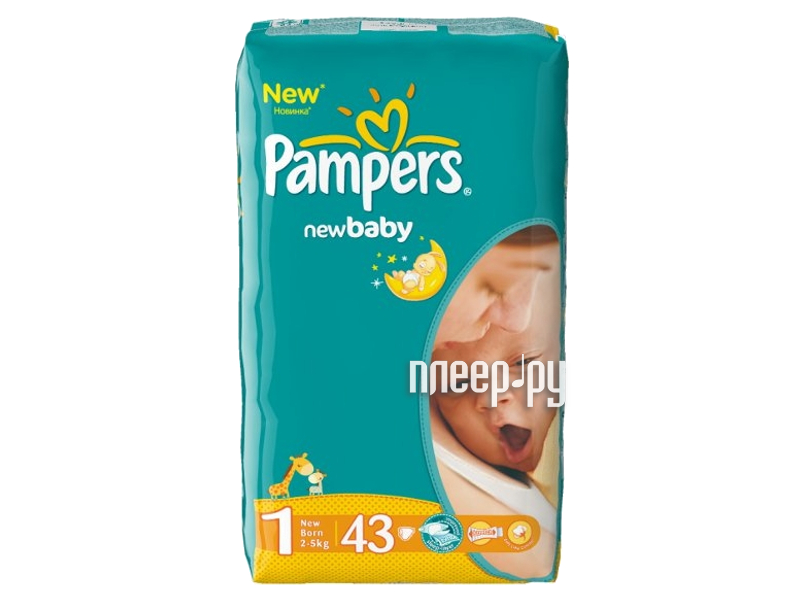  Pampers New Baby-Dry Newborn 2-5 43 4015400264491  451 