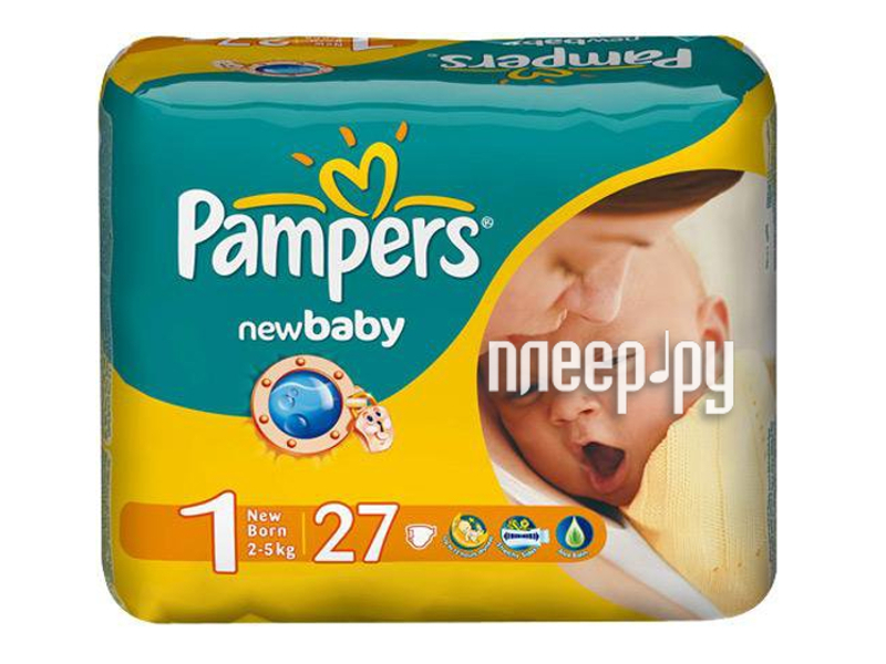  Pampers New Baby-Dry Newborn 2-5 27 4015400264453 