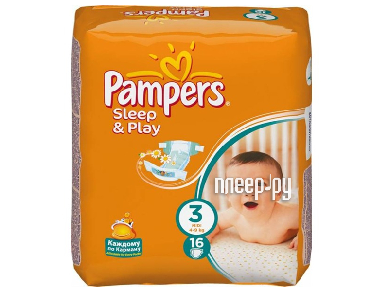  Pampers Sleep & Play Midi 4-9 78 4015400203520
