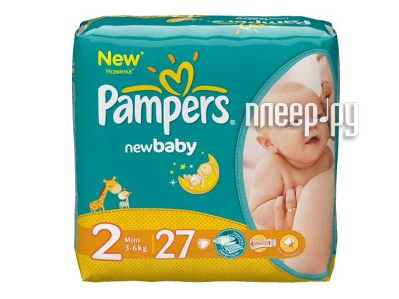  Pampers New Baby-Dry Mini 3-6 27 4015400537397