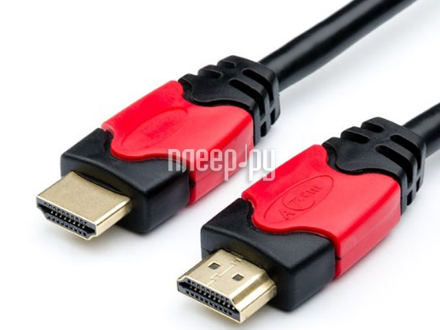  ATcom HDMI - HDMI ver 1.4 for 3D 1m Red-Gold AT14942